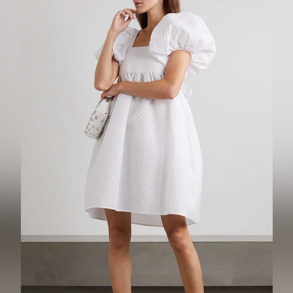 CECILIE BANHSEN WHITE TILDE DRESS